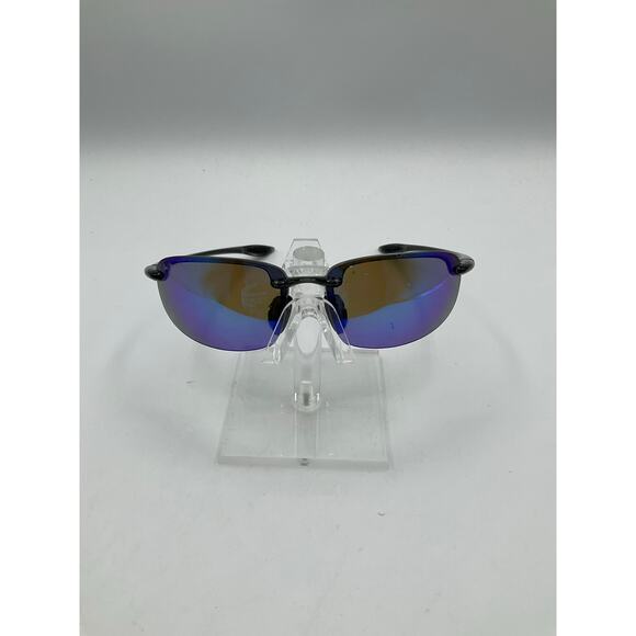 Maui Jim B407-11 Ho'okipa Gray Frame / Blue Hawaii Polarized Lenses - Picture 1 of 8